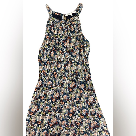 Collective Concepts Floral Maxi Dress | Halter | Fall Occasion | Size M - Picture 3 of 6